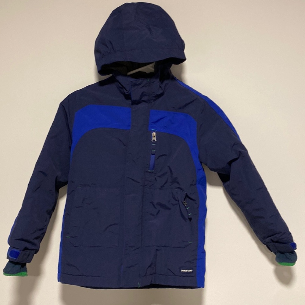 Lands’ End Boys’ Squall Waterproof Winter Coat - SIZE 7